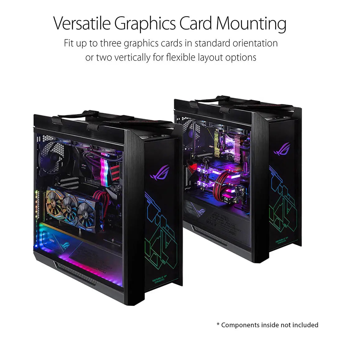 Asus ROG Strix Helios GX601 RGB Mid-Tower Cabinet with 4 Pre-Installed 140mm Fans and Gen 2 USB-C
