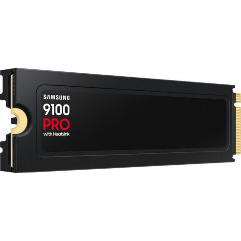 Samsung 9100 Pro 1TB NVMe M.2 2280 Internal Solid State Drive with Heatsink - Black
