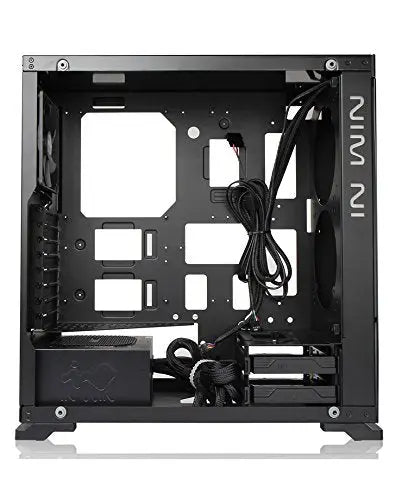 InWin Infinity 805 Tempered Glass Compact ATX Mid-Tower Computer Case Cabinet - Black