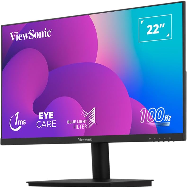 ViewSonic VA220-H 22" 100Hz 1080p FHD VA Panel Anti-Glare Monitor