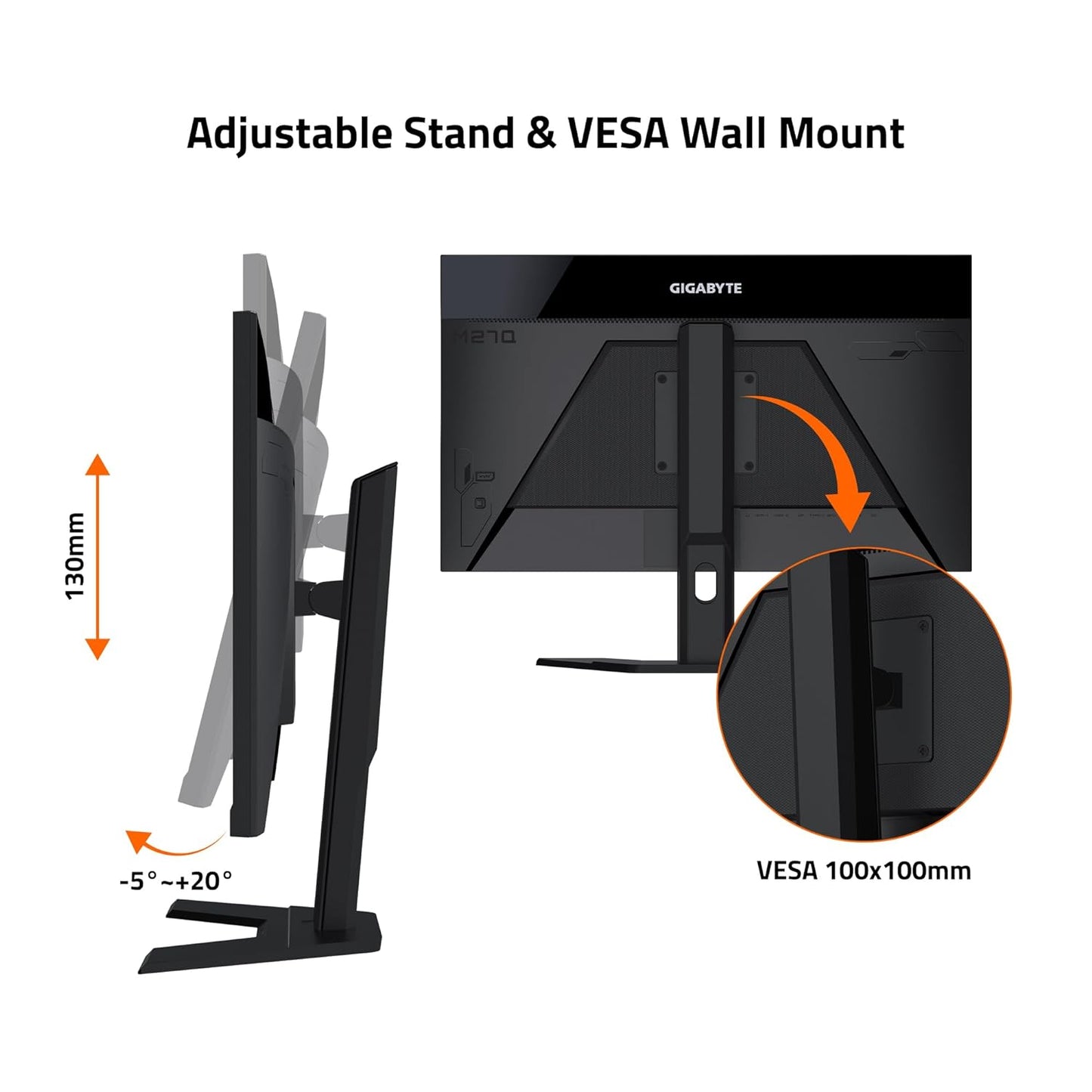 Gigabyte M27Q 27 Inch QHD 170Hz Freesync Compatible IPS Gaming Monitor