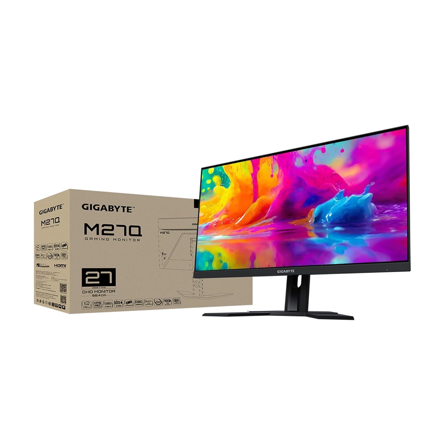 Gigabyte M27Q 27 Inch QHD 170Hz Freesync Compatible IPS Gaming Monitor