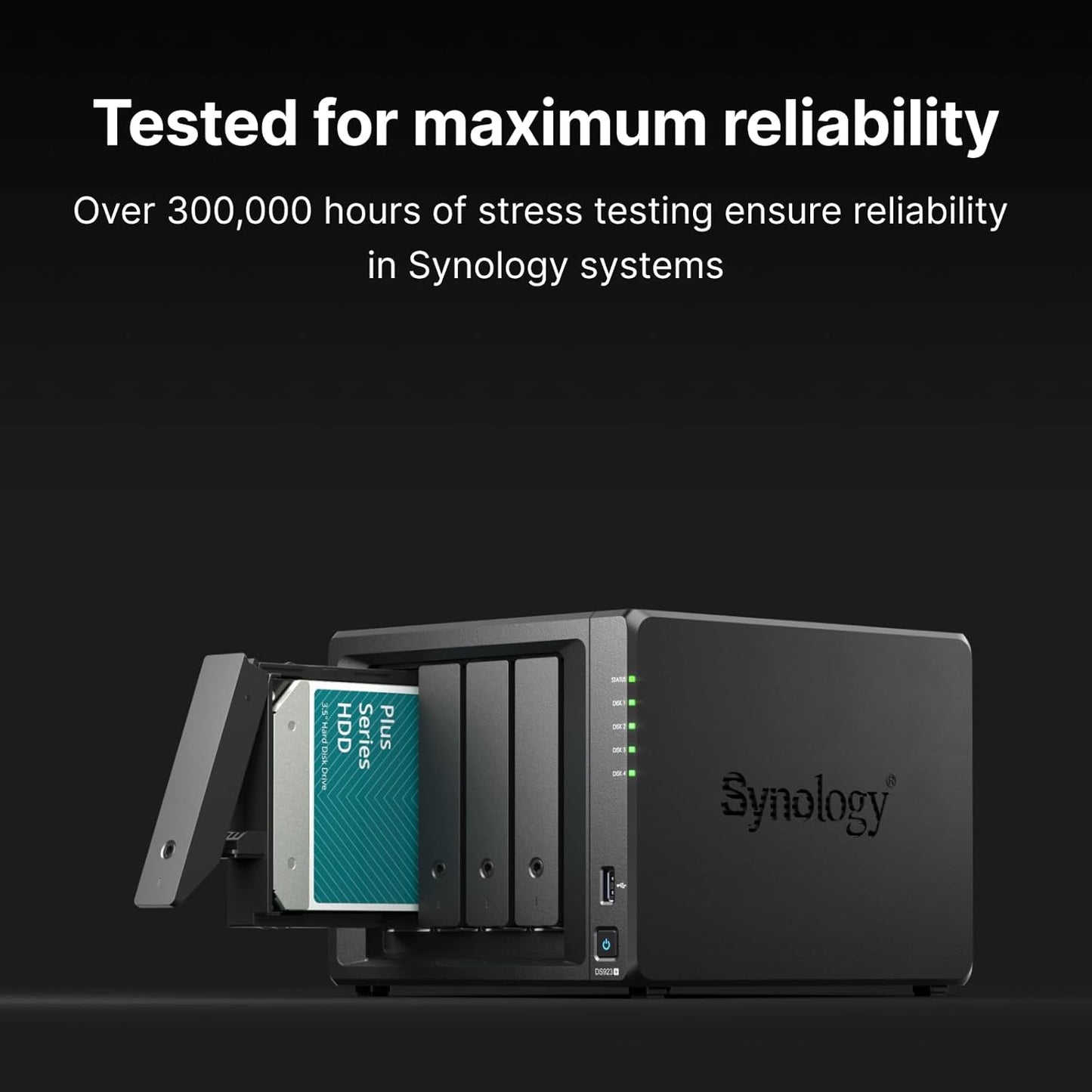 Synology Plus Series HAT3300 2TB 3.5" SATA 6Gb/s 5400RPM Internal NAS Hard Drive
