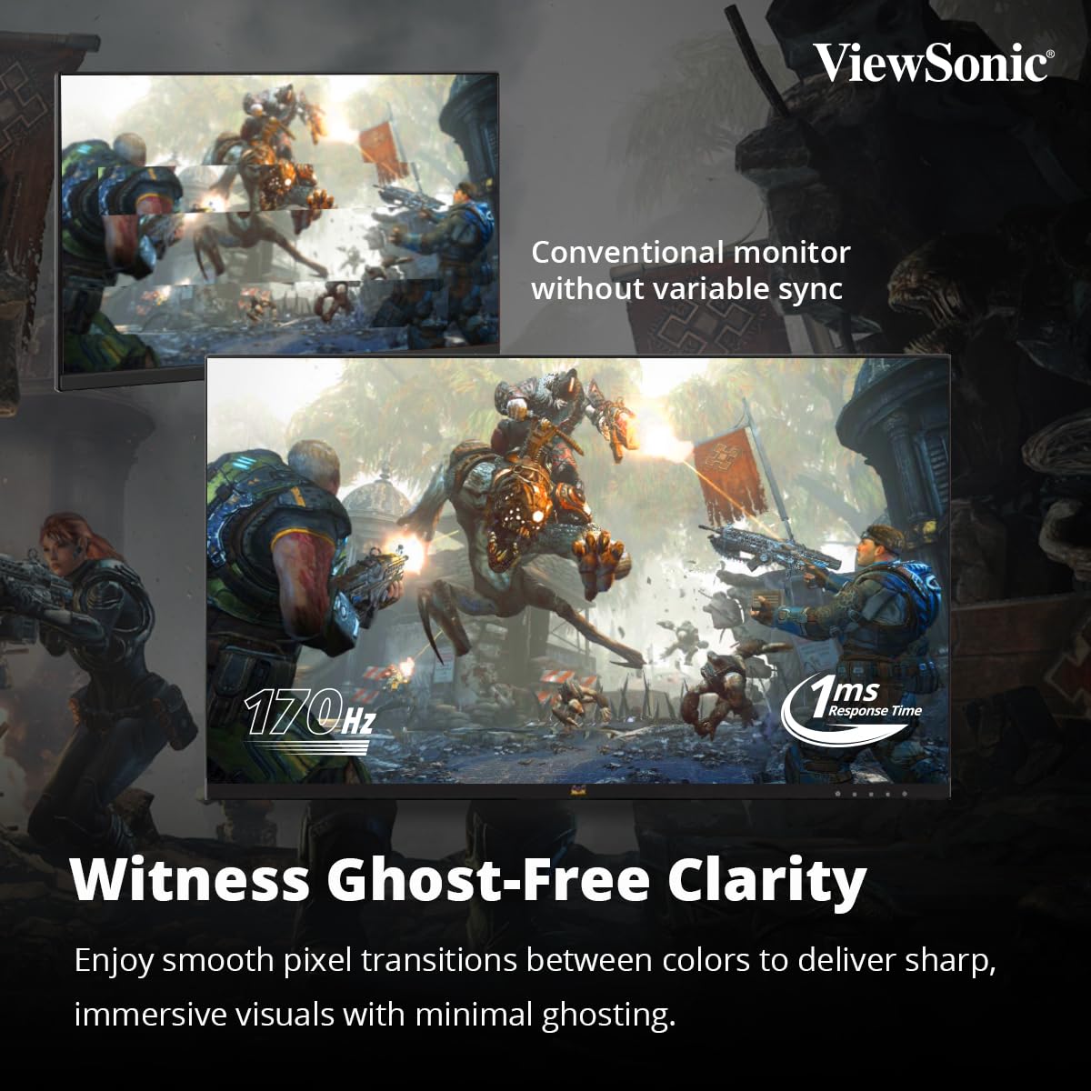 ViewSonic VX2758A-2K-PRO-2 27" 170Hz 2K QHD HDR10 IPS Panel Gaming Monitor