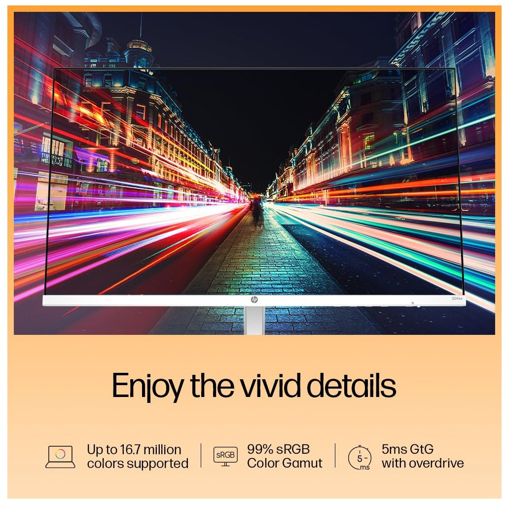 HP Series 5 524SA 23.8" FHD 100Hz Built-in-Speaker IPS Monitor