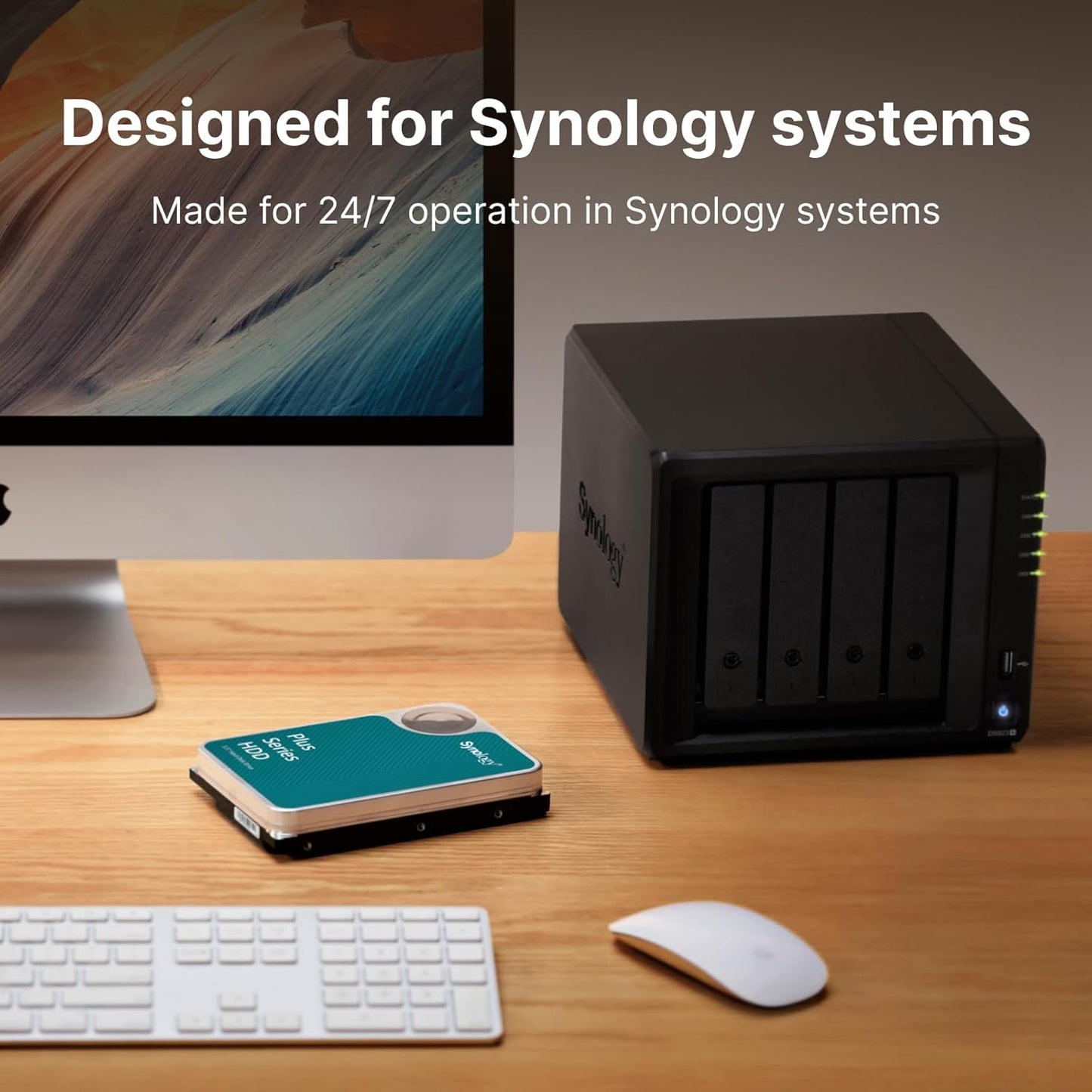 Synology Plus Series HAT3300 4TB 3.5" SATA 6Gb/s 5400RPM Internal NAS Hard Disk Drive