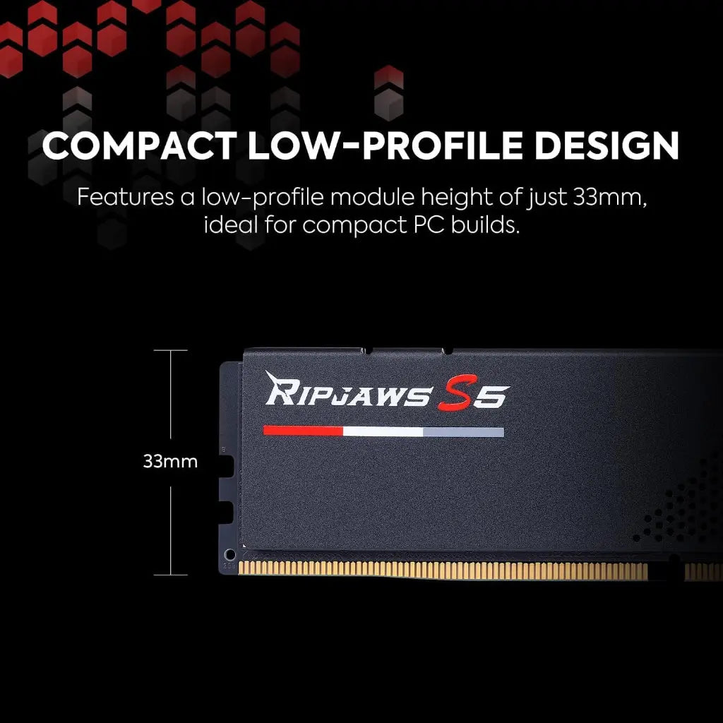 G.Skill Ripjaws S5 32GB DDR5 RAM 5600MHz CL36 Desktop Memory