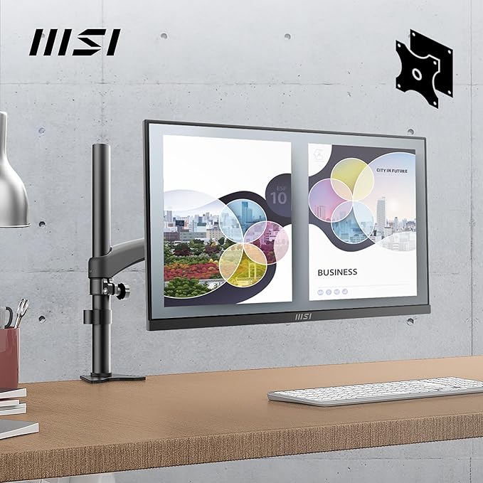 MSI PRO MP275Q 27" WQHD 2K 100Hz 4ms Built-in-Speaker IPS Business Monitor