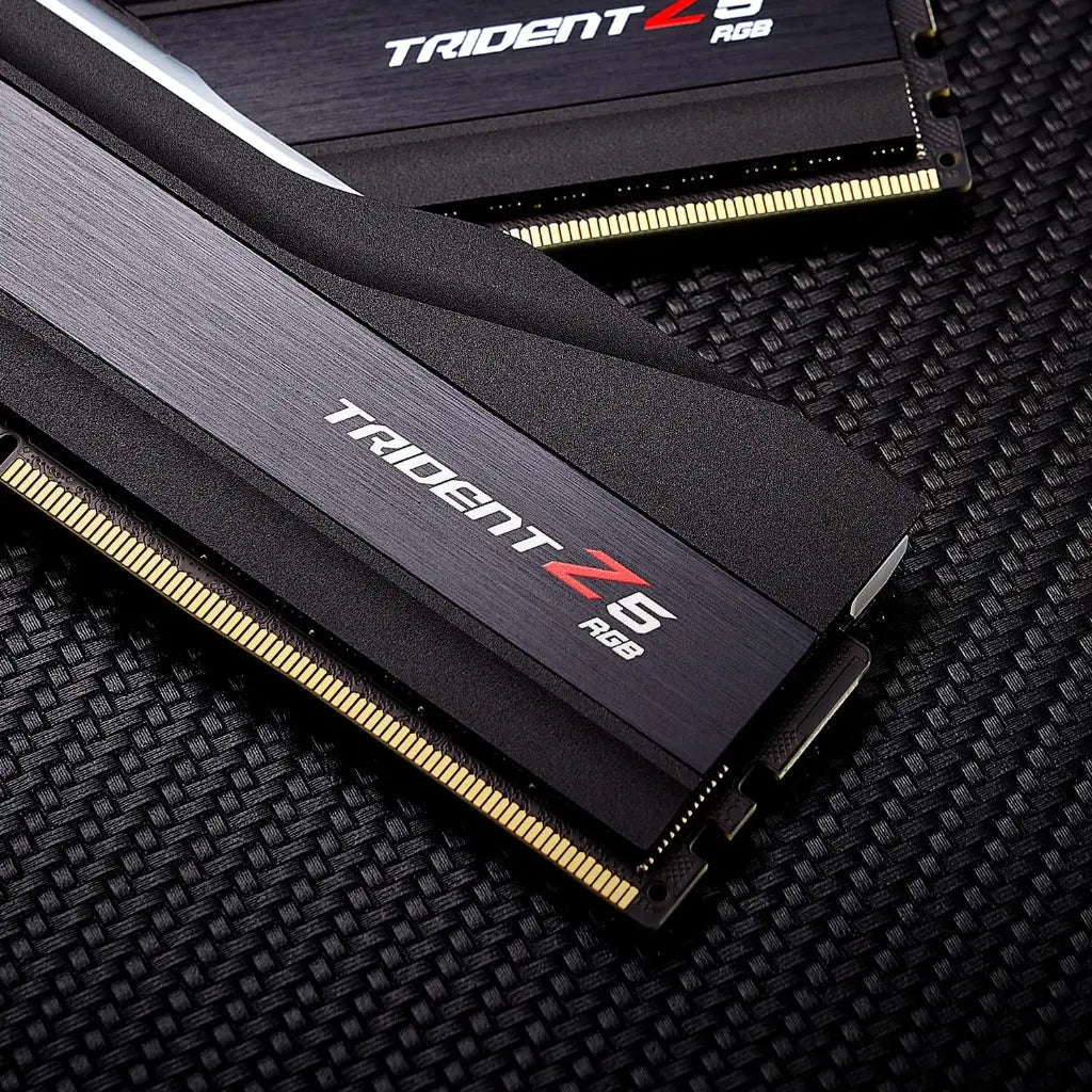 G.Skill Trident Z5 RGB 64GB (2x32GB) DDR5 RAM 6000MHz CL36 Desktop Memory - Black