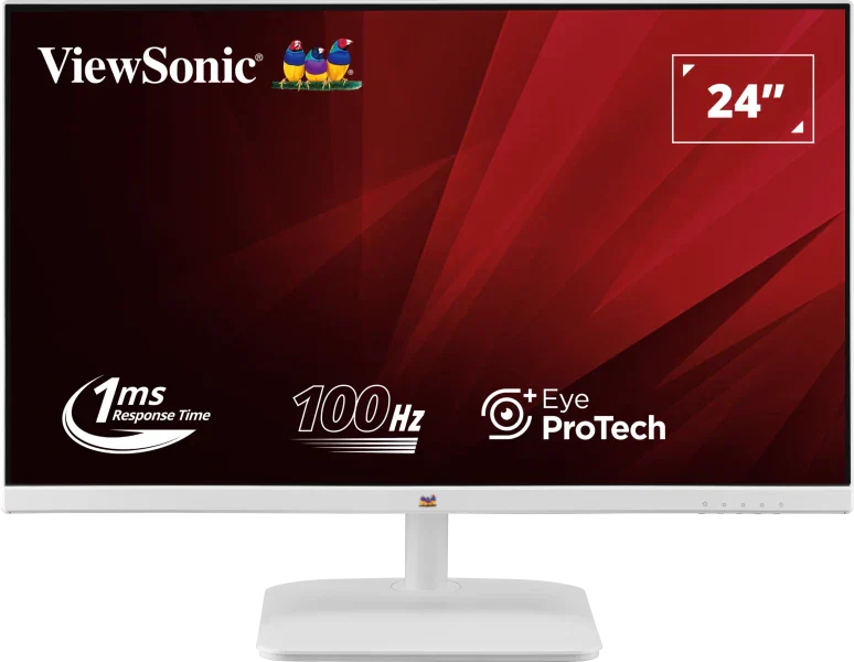 ViewSonic VA2432-MH-W 24" 100Hz 1080p FHD IPS Panel Monitor with Speakers