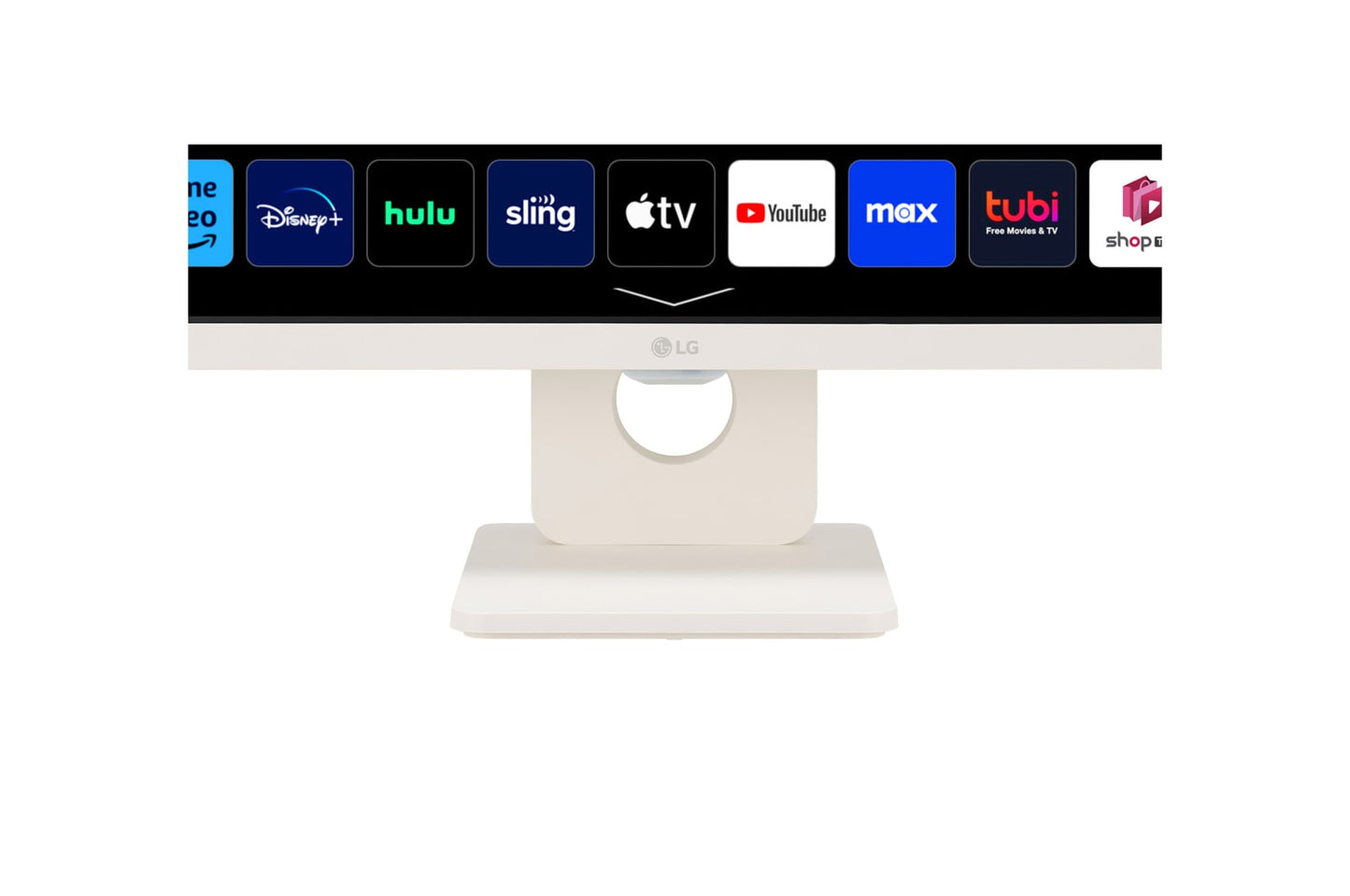 LG MyView 27SR50F-W 27" 60Hz 1080p FHD IPS Panel HDR10 Smart Monitor with Dual Stereo Speakers - White