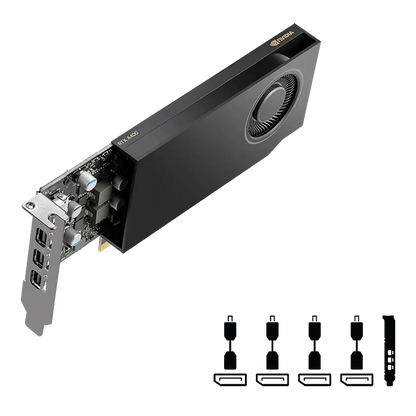PNY NVIDIA RTX A400 4GB GDDR6 64-Bit Professional Graphics Card