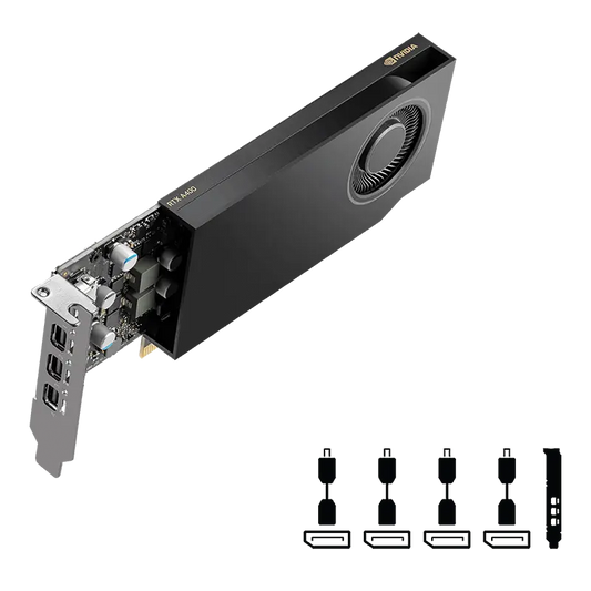 PNY NVIDIA RTX A400 4GB GDDR6 64-Bit Professional Graphics Card