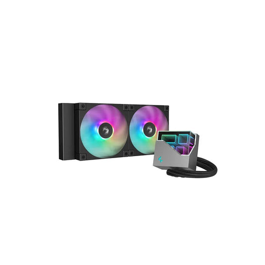 DeepCool LT240 ARGB 240mm All in One Anti-Leak CPU Liquid Cooler-Black