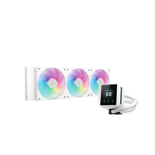 DeepCool MYSTIQUE 360 ARGB 360mm All in One Anti-Leak CPU Liquid Cooler-White
