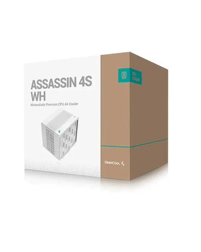 Deepcool Assassin 4S WH 120mm Minimalistic Premium CPU Air Cooler/CPU Fan - White