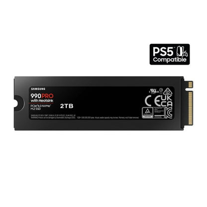 Samsung 990 PRO Heatsink 2TB M.2 NVMe PCIe 4.0 Internal Gaming SSD