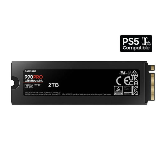 Samsung 990 PRO Heatsink 2TB M.2 NVMe PCIe 4.0 Internal Gaming SSD