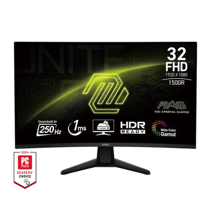 MSI MAG 32C6X 32" FHD 250Hz 1ms VA 1500R Curved Gaming Monitor