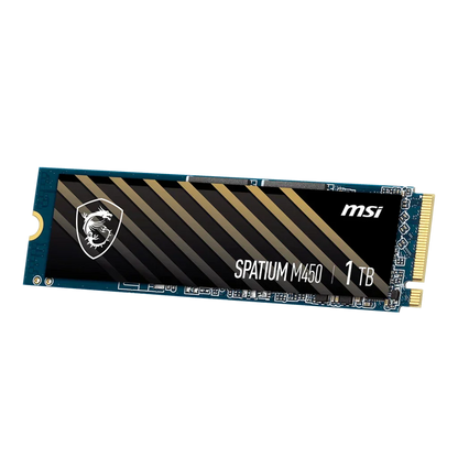 MSI SPATIUM M450 1TB PCIe 4.0 NVMe M.2 Internal SSD