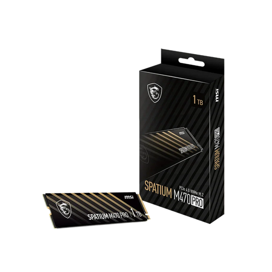 MSI SPATIUM M470 PRO 1TB PCIe 4.0 NVMe M.2 Internal SSD