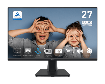 MSI PRO MP275 27" 1080P FHD 100Hz 4ms IPS Business Monitor