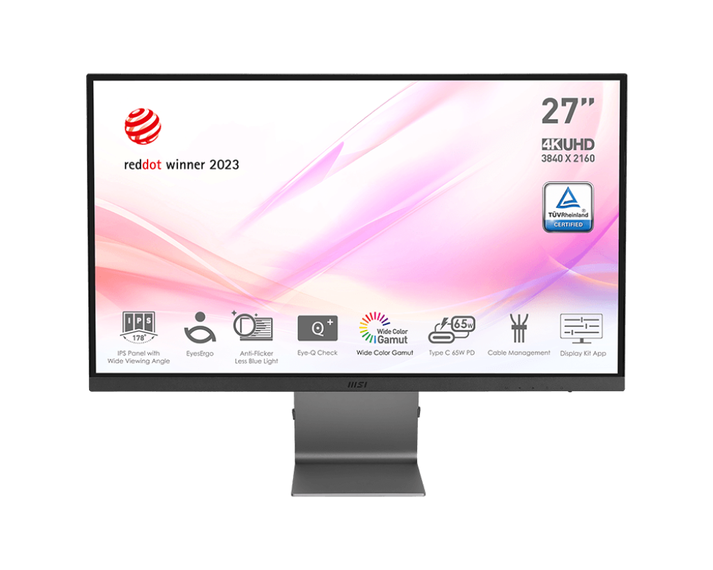 MSI Modern MD271UL 27" 4K UHD 4ms 60Hz IPS Professional Monitor