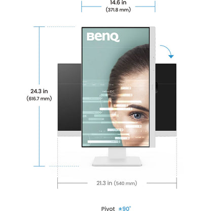 BenQ GW2486TC 23.8" 100Hz 1080p FHD Ergonomic USB-C Home Office Monitor with Speakers
