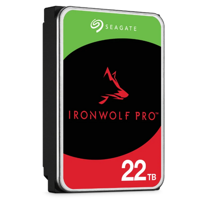 Seagate IronWolf Pro 22TB 3.5" 7200 RPM Enterprise NAS Internal Hard Disk Drive