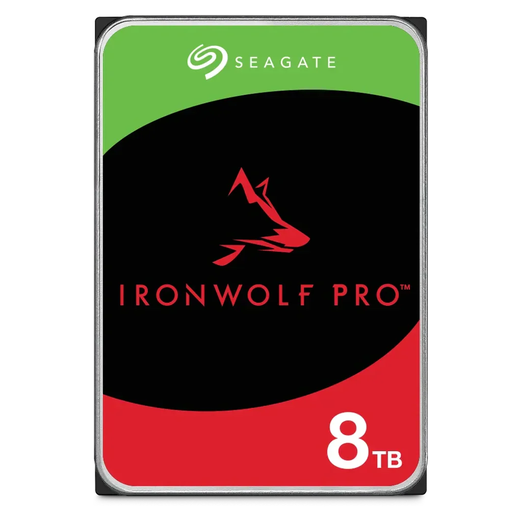 Seagate IronWolf Pro 8TB 3.5" 7200 RPM Enterprise NAS Internal Hard Disk Drive