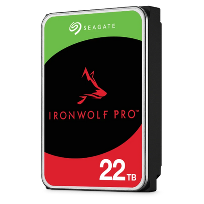Seagate IronWolf Pro 22TB 3.5" 7200 RPM Enterprise NAS Internal Hard Disk Drive
