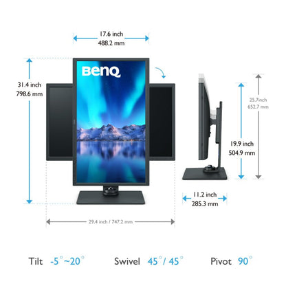 BenQ SW321C 32" 4K 60Hz  PhotoVue Photo & Video Editing Monitor