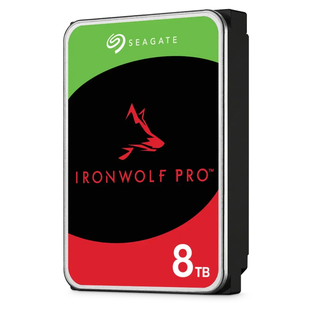 Seagate IronWolf Pro 8TB 3.5" 7200 RPM Enterprise NAS Internal Hard Disk Drive