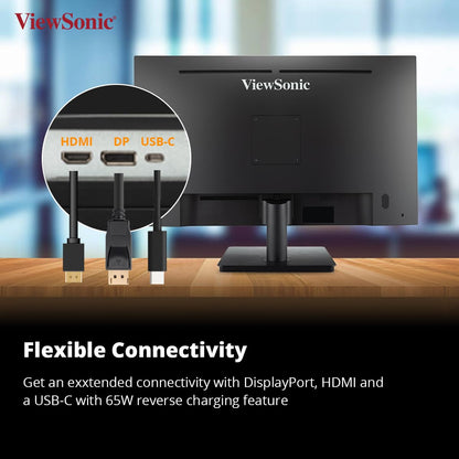 ViewSonic VA3209U-2K 32 Inch 2K QHD IPS USB Type-C Monitor with Speakers