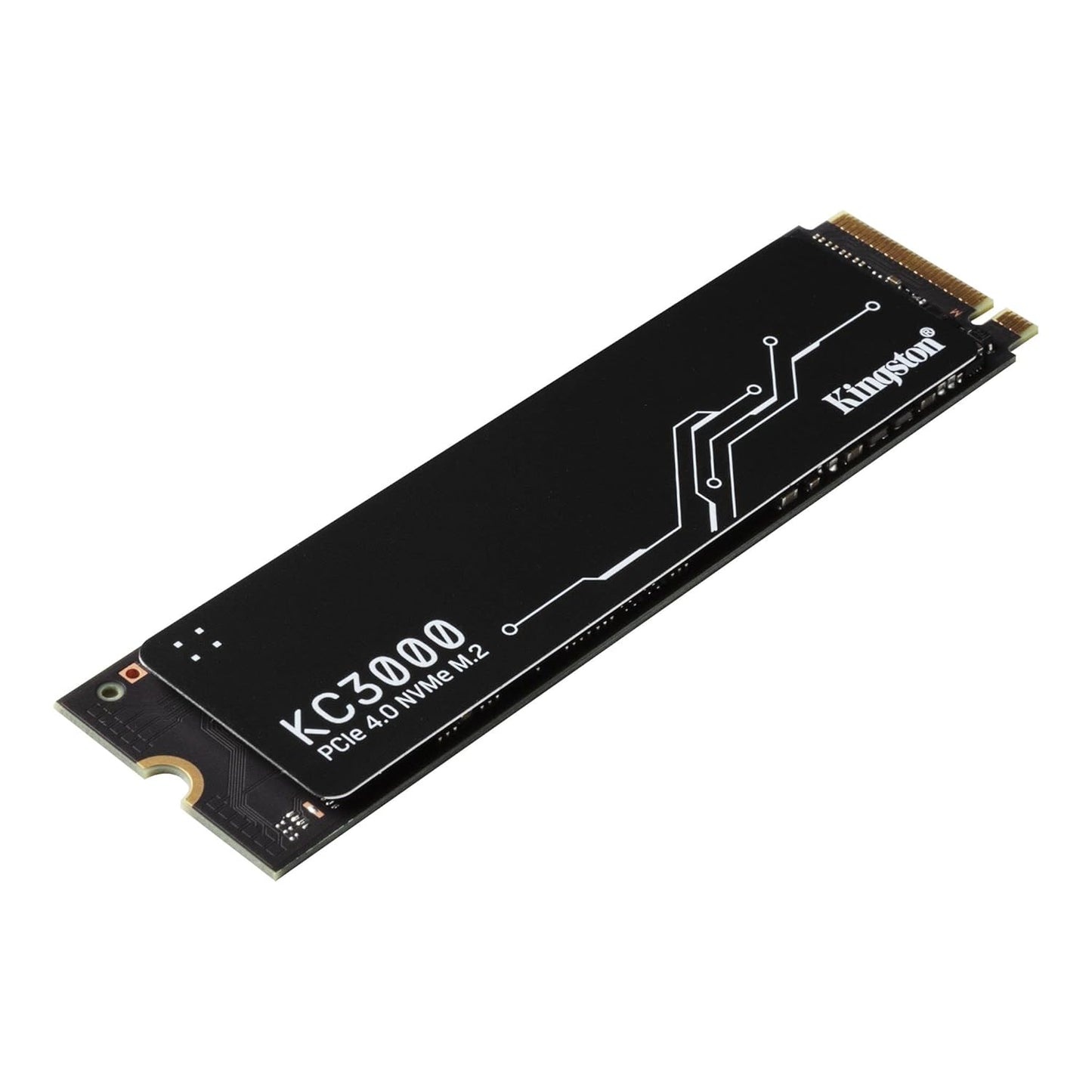 Kingston KC3000 2TB M.2 2280 PCIe 4.0 NVMe Gen4 3D NAND Internal Solid State Drive - Black