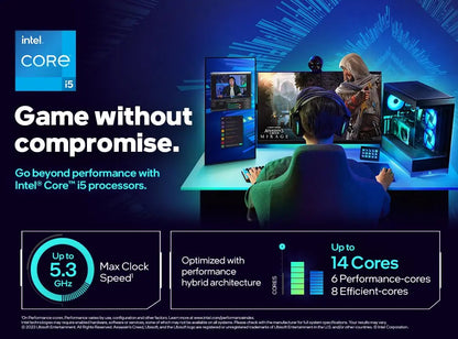 Intel Core i5-14600K 14 Cores 20 Threads 24MB Cache 5.30 GHz LGA 1700 Desktop Processor