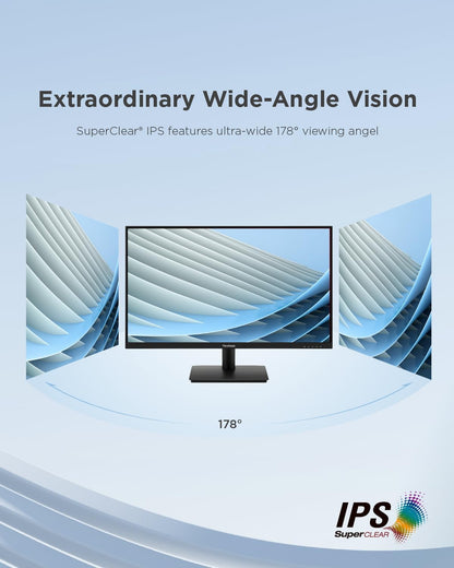 ViewSonic VA240-H 24" 100Hz 1080p FHD SuperClear IPS Panel Anti-Glare Monitor