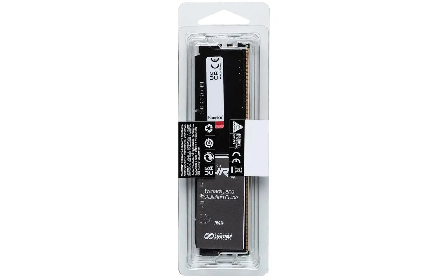 Kingston Fury Beast 16GB DDR5 RAM 5600MHz CL40 UDIMM Desktop Memory - Black