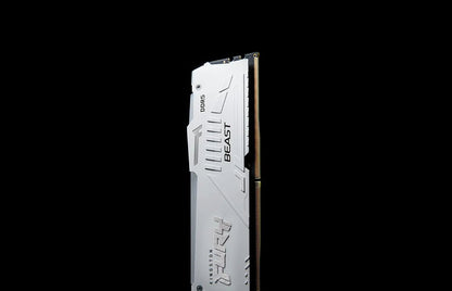 Kingston Fury Beast RGB 32GB DDR5 5600MHz CL40 DIMM Gaming Desktop Memory - White
