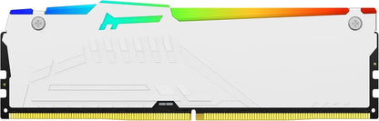 Kingston Fury Beast RGB 32GB DDR5 5600MHz CL40 DIMM Gaming Desktop Memory - White
