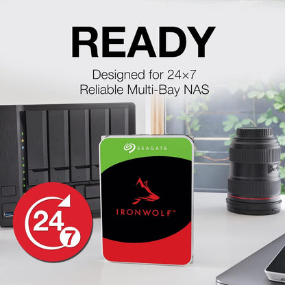 Seagate IronWolf 8TB NAS 3.5" 7200RPM SATA 6Gb/s Desktop Internal Hard Disk Drive