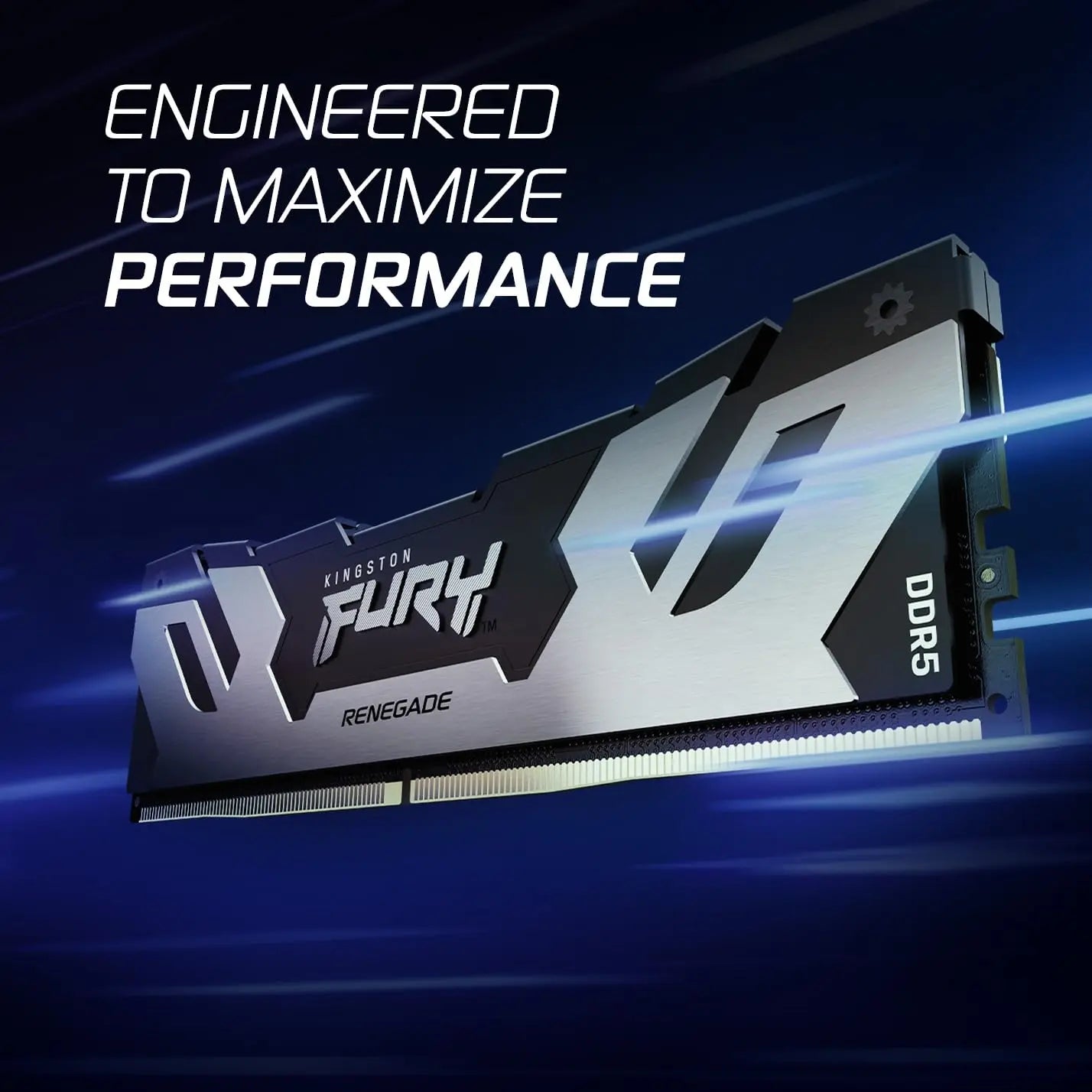 Kingston Fury Renegade 32GB DDR5 6400MHz CL32 DIMM Desktop Gaming Memory - Silver
