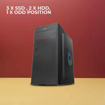 Foxin AKBAR Desktop Computer Case with 500w Power supply