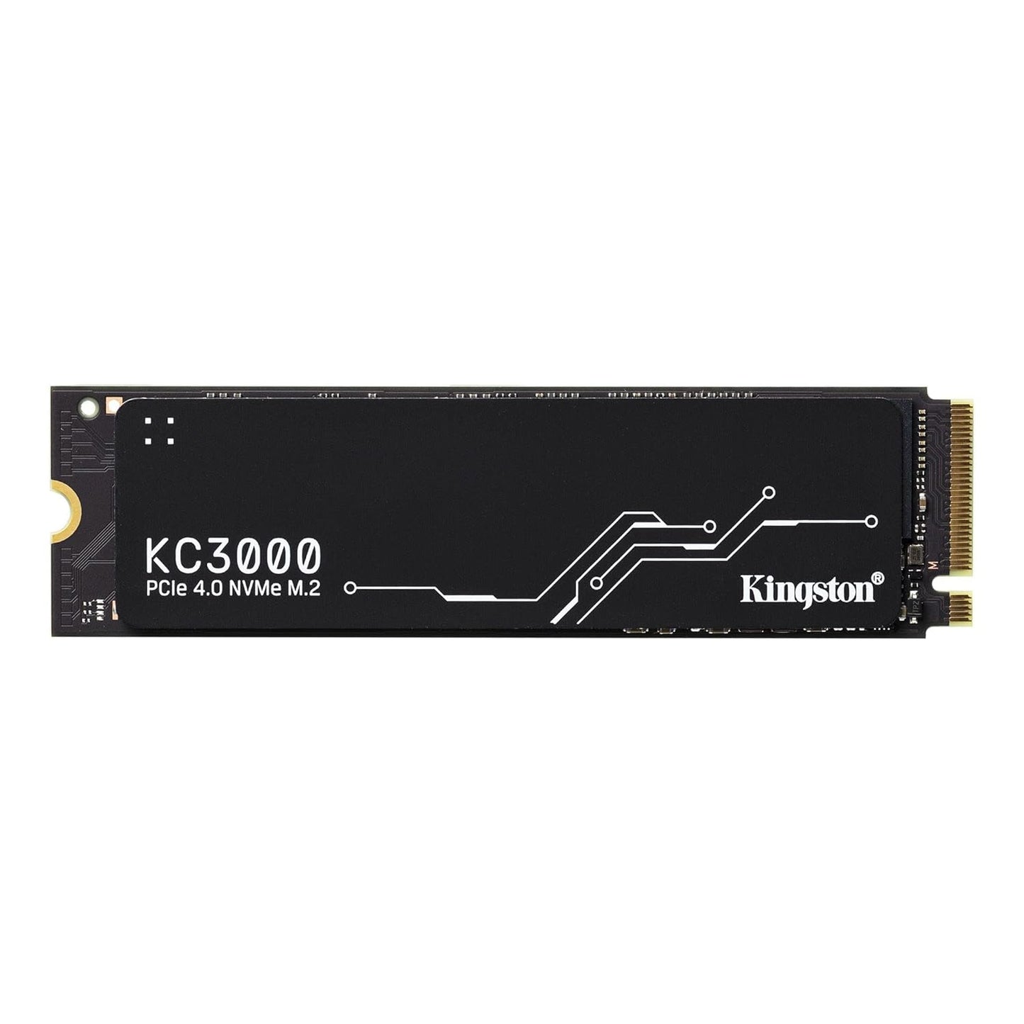 Kingston KC3000 1TB M.2 2280 PCIe4.0 NVMe Gen4 3D NAND Internal Solid State Drive - Black
