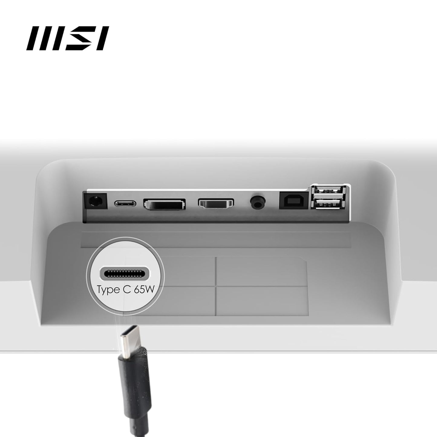 MSI Modern MD272XPW 27" FHD 100Hz 4ms IPS Built-in-Speaker Monitor-White