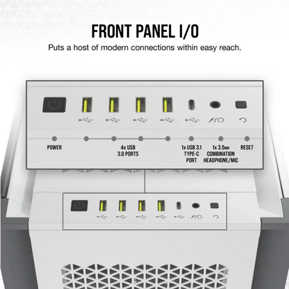 CORSAIR 7000D AIRFLOW Full-Tower ATX PC Case-White