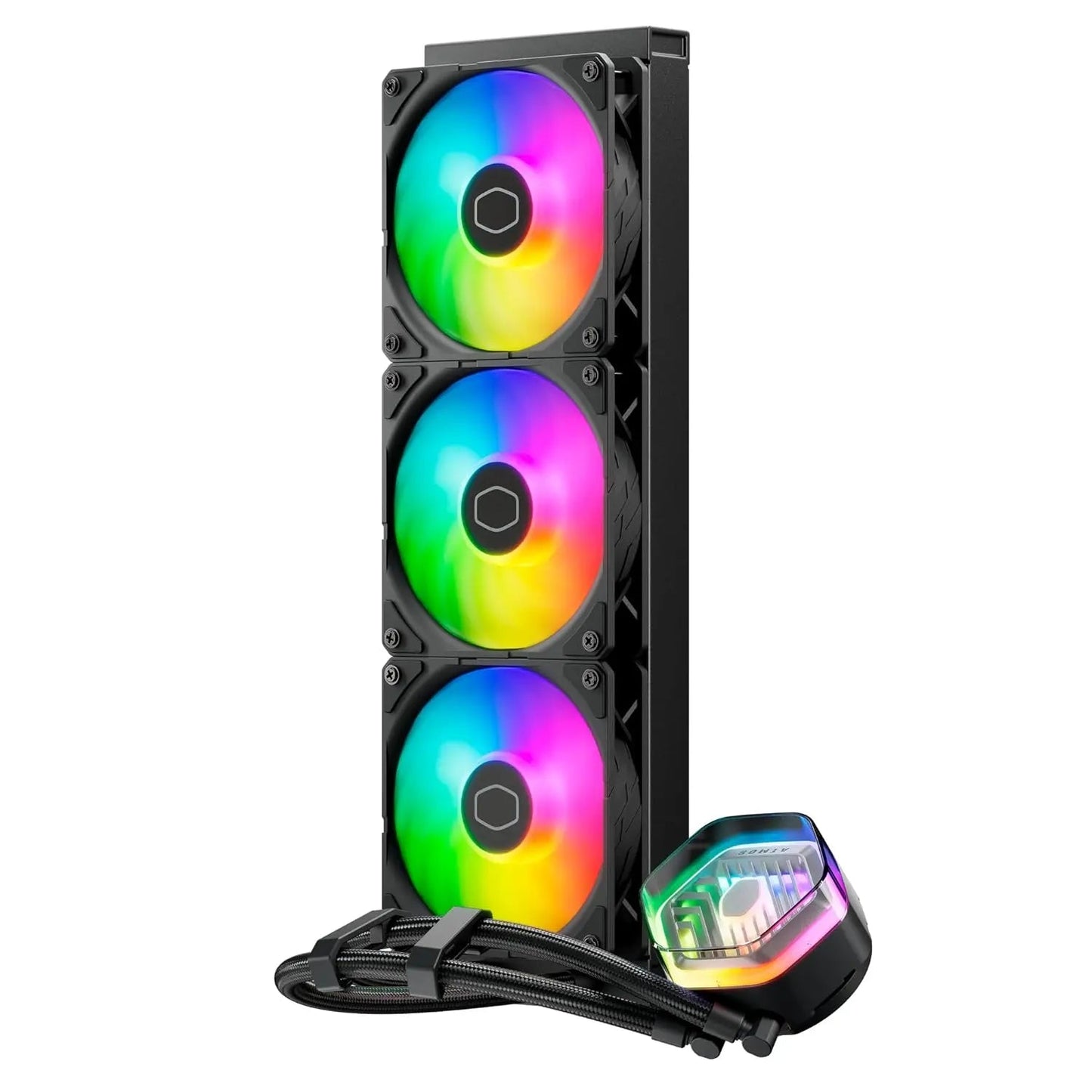 Cooler Master MasterLiquid 360 ATMOS ARGB 360mm AIO CPU Liquid Cooler - Black