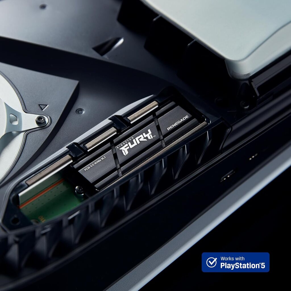 Kingston FURY Renegade 2TB M.2 PCIe 4.0 x4 NVMe 3D TLC Internal Gaming SSD with Heatsink