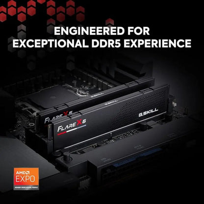 G.SKILL Flare X5 Series 64GB (2x32GB) DDR5 RAM 6000MHz CL30 Gaming Desktop Memory
