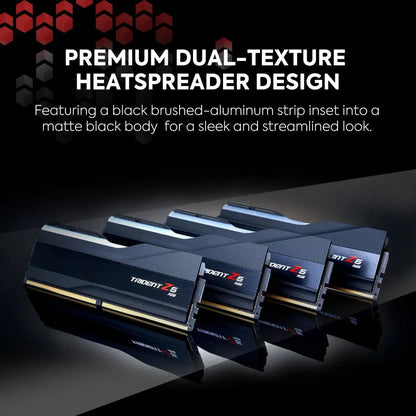 G.Skill Trident Z5 RGB 64GB (2x32GB) DDR5 RAM 6000MHz CL36 Desktop Memory - Black